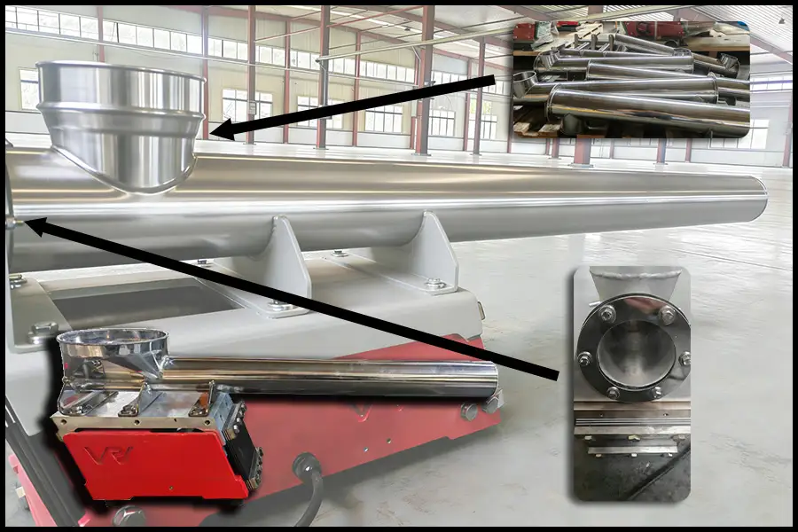 compact tube electromagnetic vibrating feeder for small-scale material handling